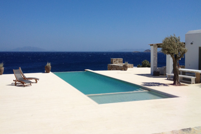 photo of Minimalist seafront villa with infinity lap pool